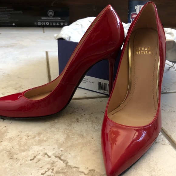 Raspberry Red Stuart Weitzman - Picture 1 of 2